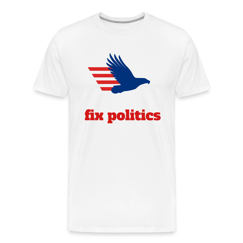 fix politics flying eagle - white