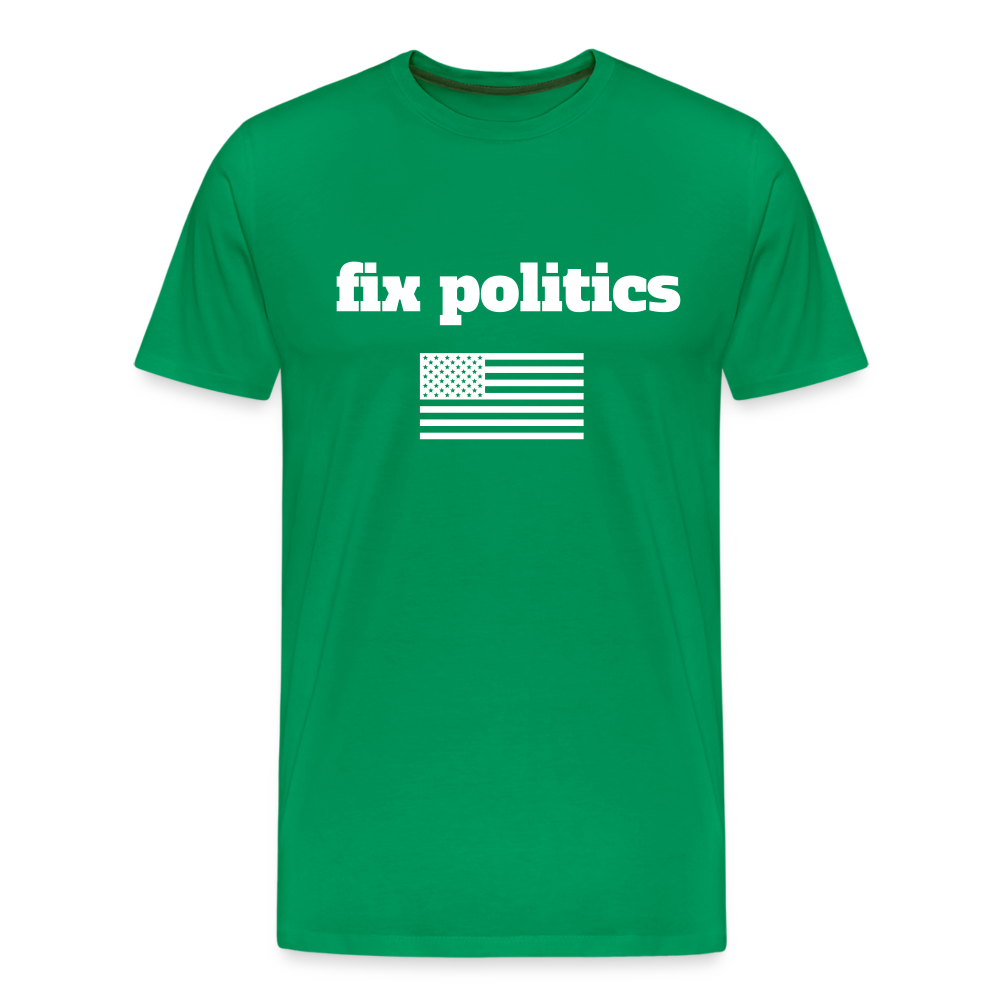 fix politics green - kelly green