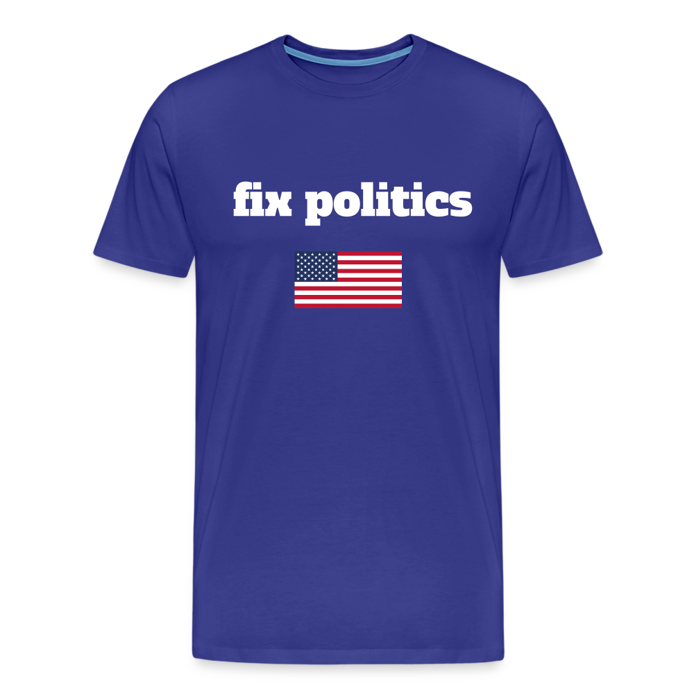 fix politics blue - royal blue