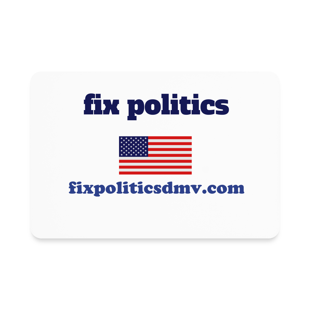 Rectangle Magnet - white