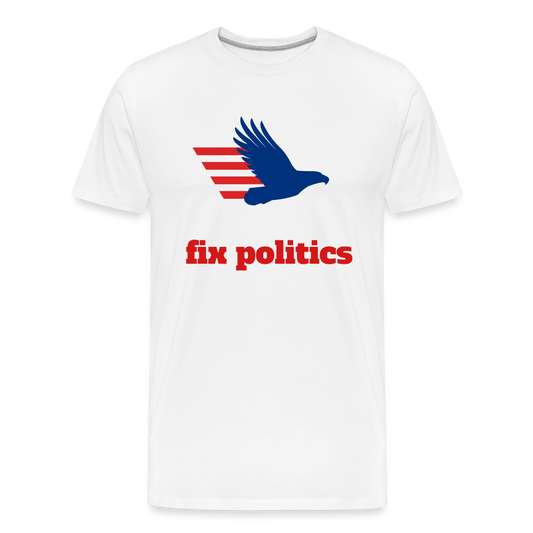 fix politics flying eagle - white