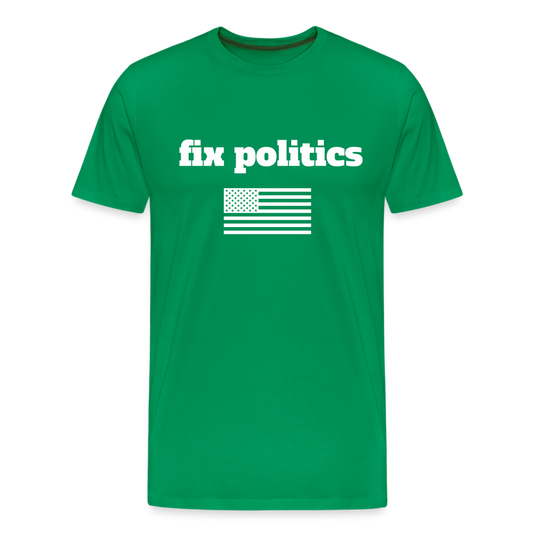 fix politics green - kelly green