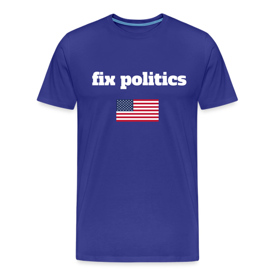 fix politics blue - royal blue